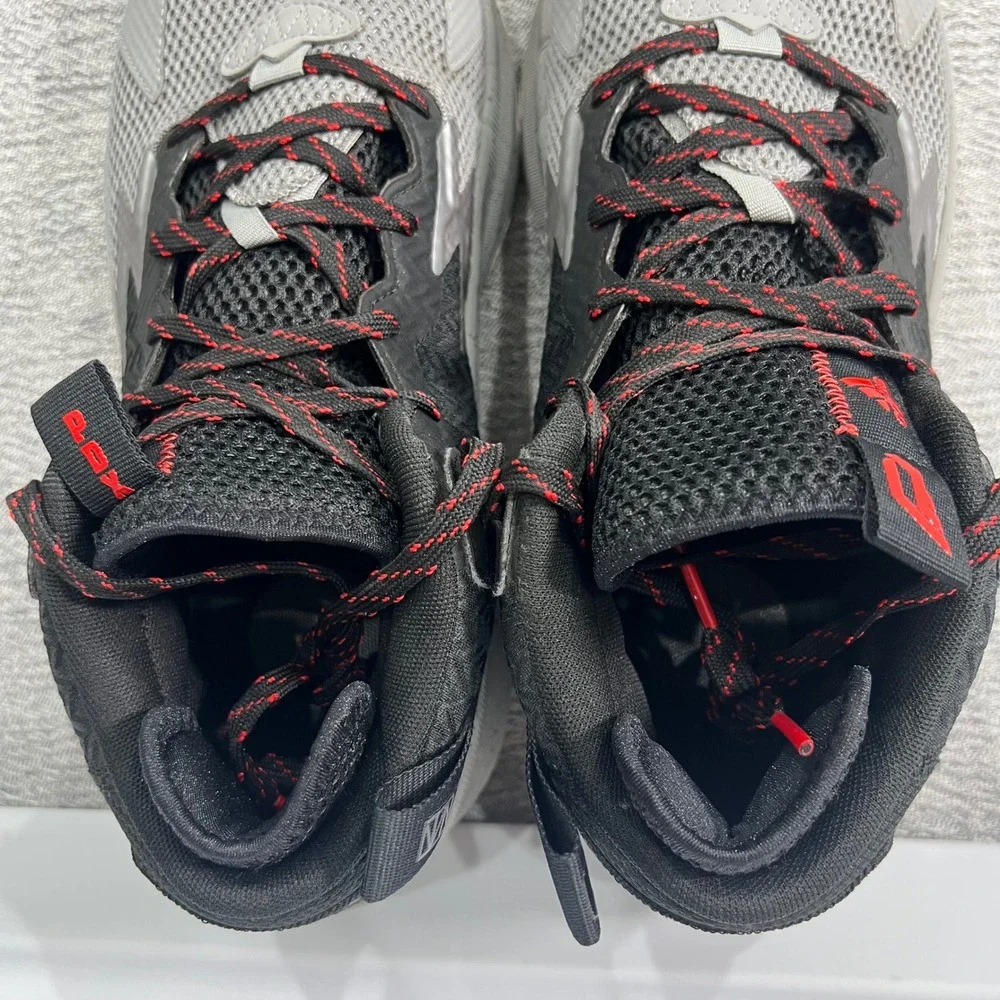 Adidas Dame 8 Bridge City Basketball Sneakers Shoes Mens 10.5 Grey‎ Red Athletic